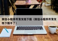 微信小程序开发文档下载（微信小程序开发文档下载不了）